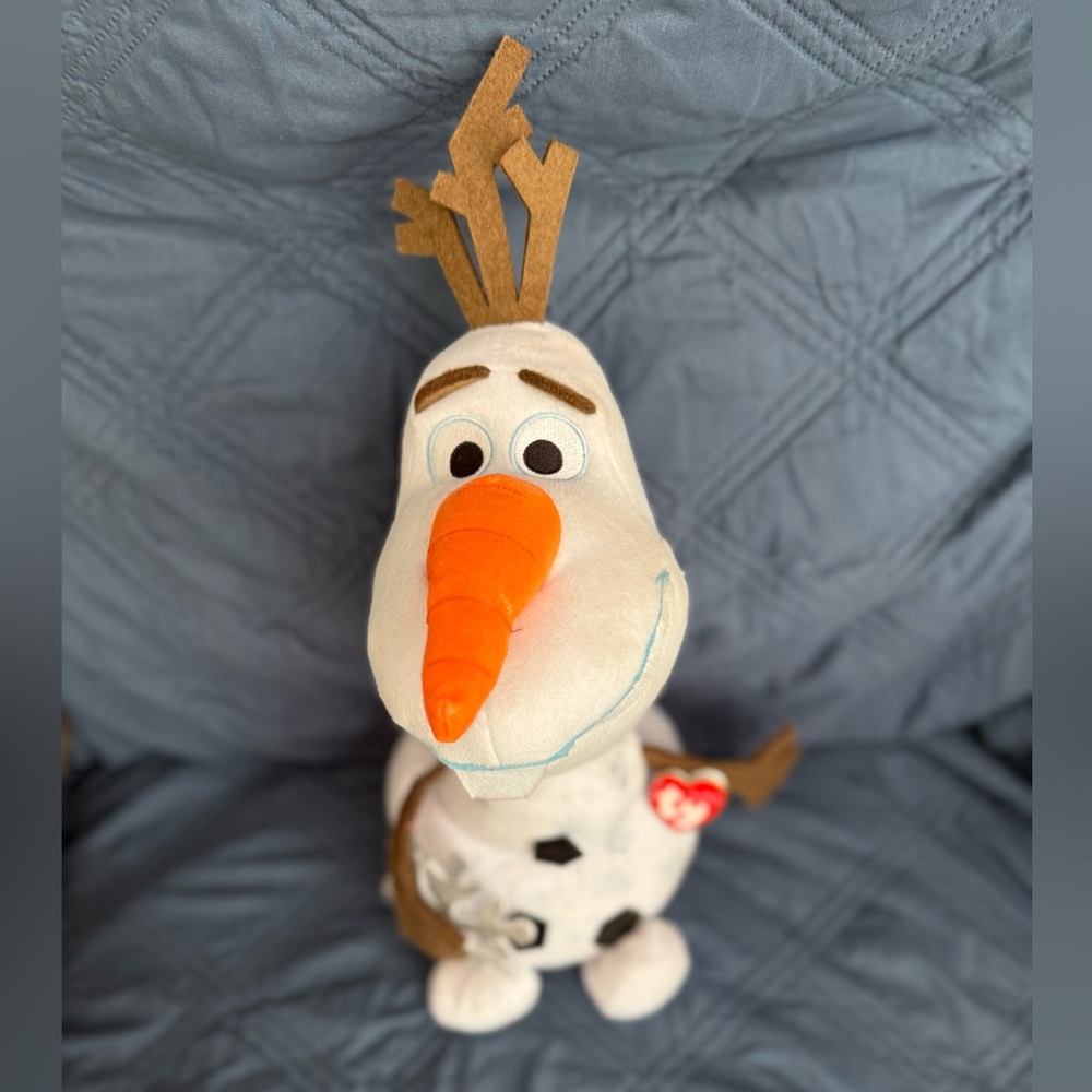 Olaf Plush Toy - White and Orange